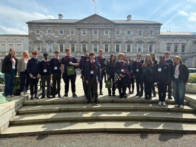 TY students had a great day visiting Dail Eireann.   #seeforyourself  #oireachtas #futureleaders