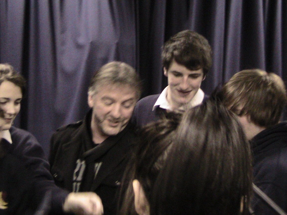 John Connolly meets students