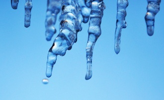January Best Photo. Icicles. Photo by Jorden Bukspan, 2nd Year. 
