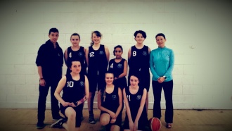 Junior Girls Basketball team versus Mount Carmel Photo: Ms Finnegan
