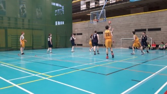 1st Year Boys Basketball team versus Clonkeen Photo: Moya McCrea, 5th Year
