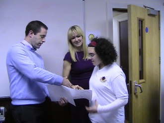 1st Year Mini-Company winners Hugh O'Rourke (6th Year)
