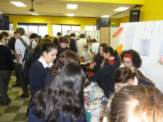 1st Year Mini-Companies Winter Fare. Photo: Ms. O'Kelly 
