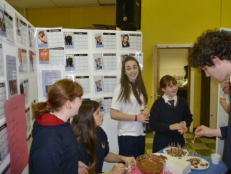 1st Year Mini-Companies Winter Fare. Photo: Ms. O'Kelly 
