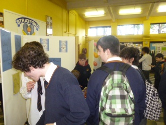 1st Year Mini-Companies Winter Fare. Photo: Ms. O'Kelly 
