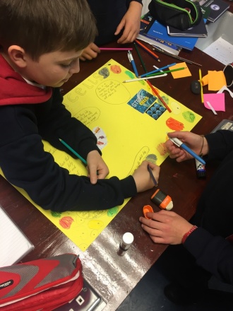1st Year Science students work on stem cells project Photo: Ms. O'Sullivan
