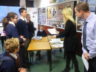 1st Year Mini-companies Winter Fair - prizewinners. Photo: Ms. O'Kelly
