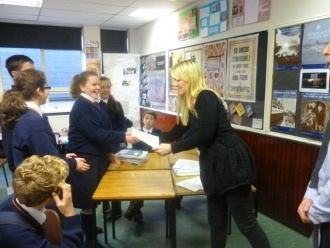 1st Year Mini-companies Winter Fair - prizewinners. Photo: Ms. O'Kelly
