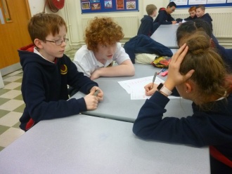 1st Year Classical Studies Quiz, 19th December Photo: Ms. Donohoe
