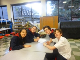 1st Year Classical Studies Quiz, 19th December Photo: Ms. Donohoe
