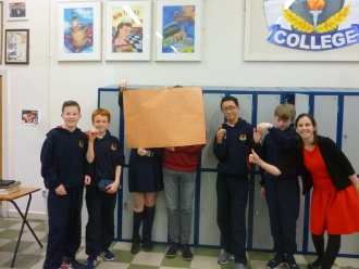 1st Year Classical Studies Quiz, 19th December. The Winners! Photo: Ms. Donohoe
