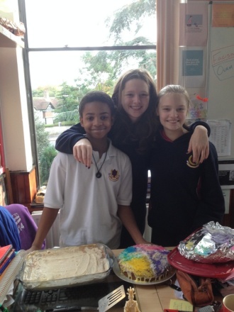 1st years devour Medusa in Classics class! Photo: Ms Donohoe
