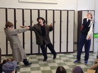 Drama in the classroom, September 2014 Photo: Ms. Reynolds
