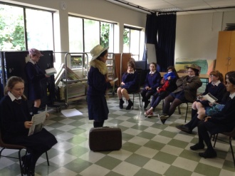 Drama in the classroom, September 2014 Photo: Ms. Reynolds
