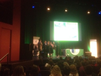 Receiving the second Green Flag for Energy Photo: Ms. Donohoe
