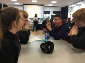 Annual 2nd Year versus 3rd Year Classics quiz Photo: Ms. Donohoe
