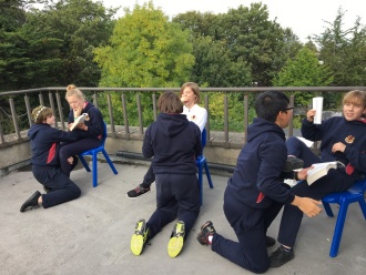 2nd years reenact glimpses of the Illiad Photo: Ms. Donohoe
