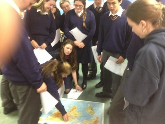Othello - interactive dramatic workshop. Photo: Ms. Reynolds
