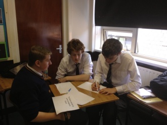 Othello - interactive dramatic workshop. Photo: Ms. Reynolds
