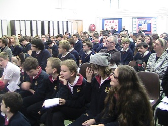 Awards Ceremony, 2013. Photo: Ms. O'Kelly 

