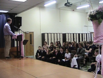 Awards Ceremony, 2013. Photo: Ms. O'Kelly 
