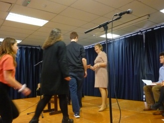 Awards Ceremony, October 2015. Photo: Moya McCrea 
