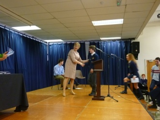 Awards Ceremony, October 2015. Photo: Moya McCrea 
