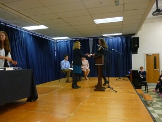 Awards Ceremony, October 2015. Photo: Moya McCrea 
