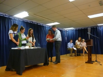 Awards Ceremony, October 2015. Photo: Moya McCrea 
