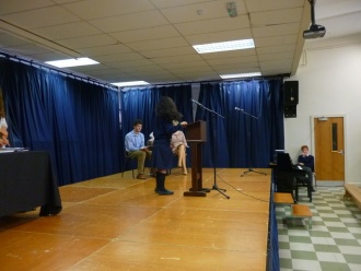 Awards Ceremony, October 2015. Photo: Moya McCrea 
