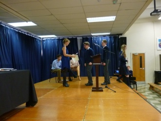 Awards Ceremony, October 2015. Photo: Moya McCrea 

