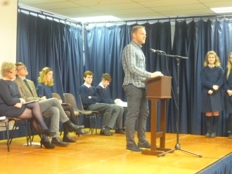 Awards Ceremony, October 2016. Photo: Ms O'Kelly 
