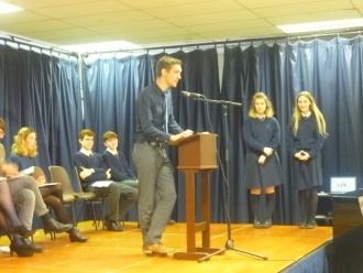 Awards Ceremony, October 2016. Photo: Ms O'Kelly 
