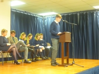 Awards Ceremony, October 2016. Photo: Ms O'Kelly 
