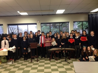 1st Years and TYs celebrate the Chinese New Year in CSPE Photo: Ms. Donohoe
