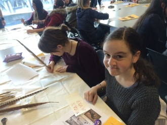 Junior Certificate Classical Studies workshop in Trinity College Photo: Mr. Stewart
