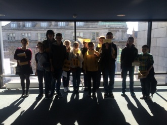 Junior Certificate Classical Studies workshop in Trinity College Photo: Mr. Stewart
