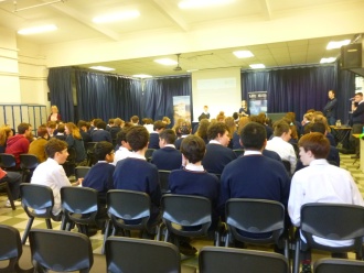 Clean Coast talk, February 2017 Photo: Ms. Donohoe
