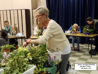 Flower Arranging Demonstration and Workshop Photo: Svetlana Cvetic, 5th Year
