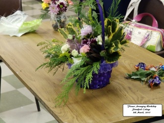 Flower Arranging Demonstration and Workshop Photo: Svetlana Cvetic, 5th Year
