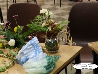 Flower Arranging Demonstration and Workshop Photo: Svetlana Cvetic, 5th Year
