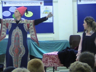 Wednesday, 13th November. Junior French play. Photo: Ms. O'Kelly 
