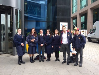 5th Year LCVP trip to Google Photo: Ms Brouder
