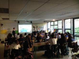 Marine Litter: Green Schools Ambassadors visit Stratford National School, January 2017 Photo: R. Baker (5th Year)
