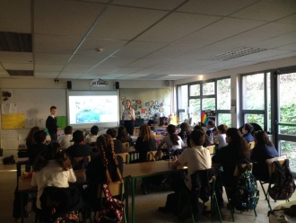 Marine Litter: Green Schools Ambassadors visit Stratford National School, January 2017 Photo: R. Baker (5th Year)
