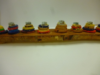 Jewish Studies students make their own chanukiah, December 2016 Photo: Ms O'Kelly
