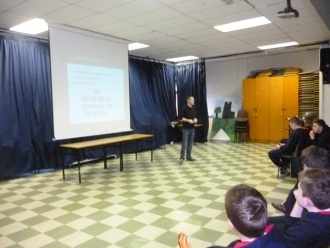 Student Enterprise Awards workshop, January 2015 Photo: Ms. Brouder
