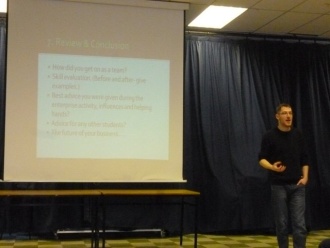 Student Enterprise Awards workshop, January 2015 Photo: Ms. Brouder
