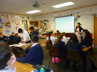 2nd Year versus 3rd Year Classical Studies Quiz Photo by: Ms. Donohoe
