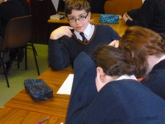 2nd versus 3rd Year Classics Quiz, 2015 Photo by: Ms. Donohoe
